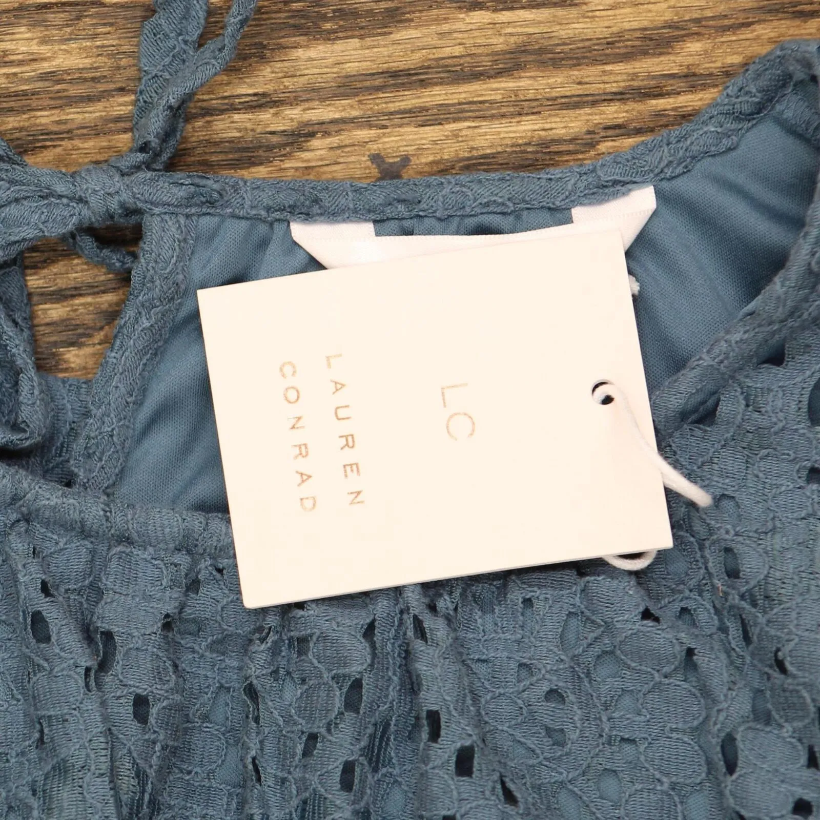 Lc Lauren Conrad Women's Tie-Front Peasant Top WL24W031RN1