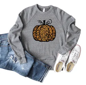 Leopard Pumpkin Sweatshirt | Unisex Sweatshirt