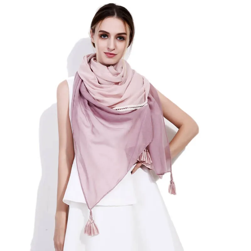 Lightweight Casual Silk Silkly Scarf for Women Scarves Women
