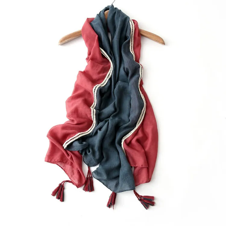 Lightweight Casual Silk Silkly Scarf for Women Scarves Women