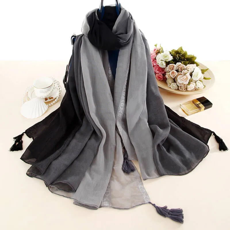 Lightweight Casual Silk Silkly Scarf for Women Scarves Women