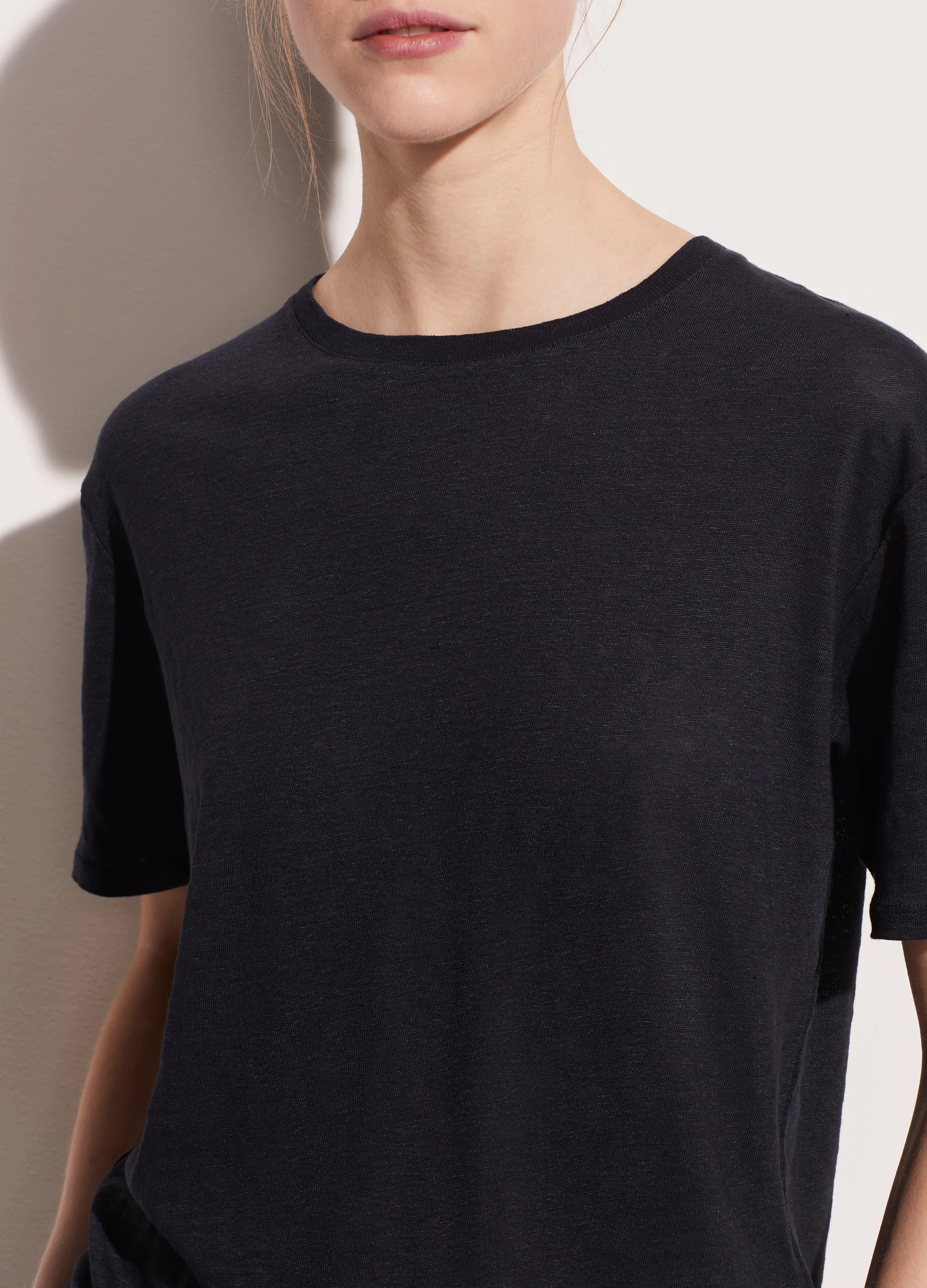 Linen Boyfriend Tee (Coastal)