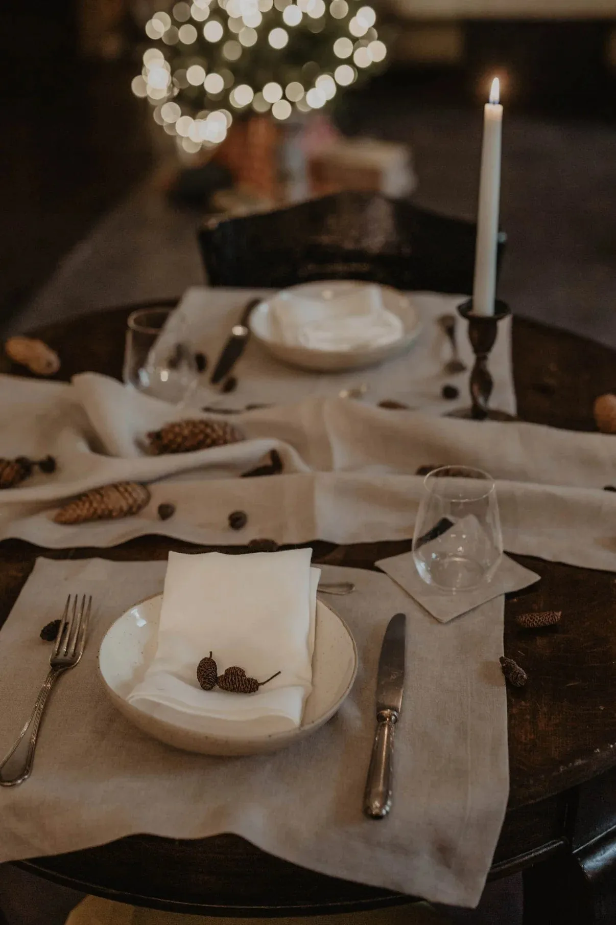 Linen Coaster Set | Multiple Colours