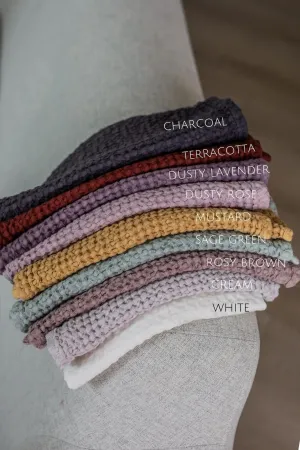 Linen Face Towel | Multiple Colours