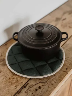 Linen Pot Holder Mat | Multiple Colours