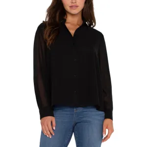 Liverpool Woven Shirt With Pleat Back