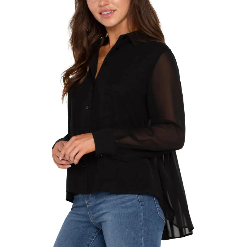 Liverpool Woven Shirt With Pleat Back