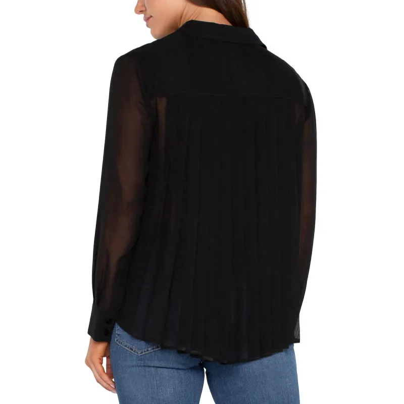 Liverpool Woven Shirt With Pleat Back
