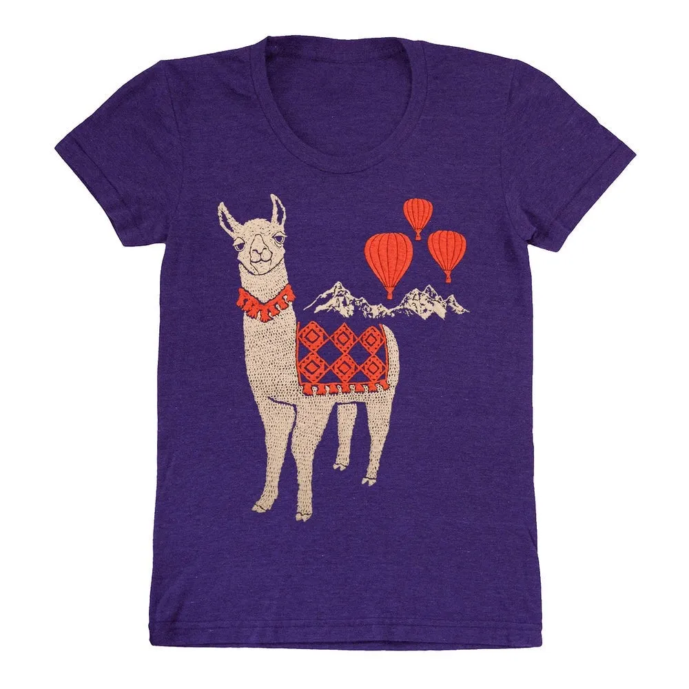 Llama Love Womens T-Shirt