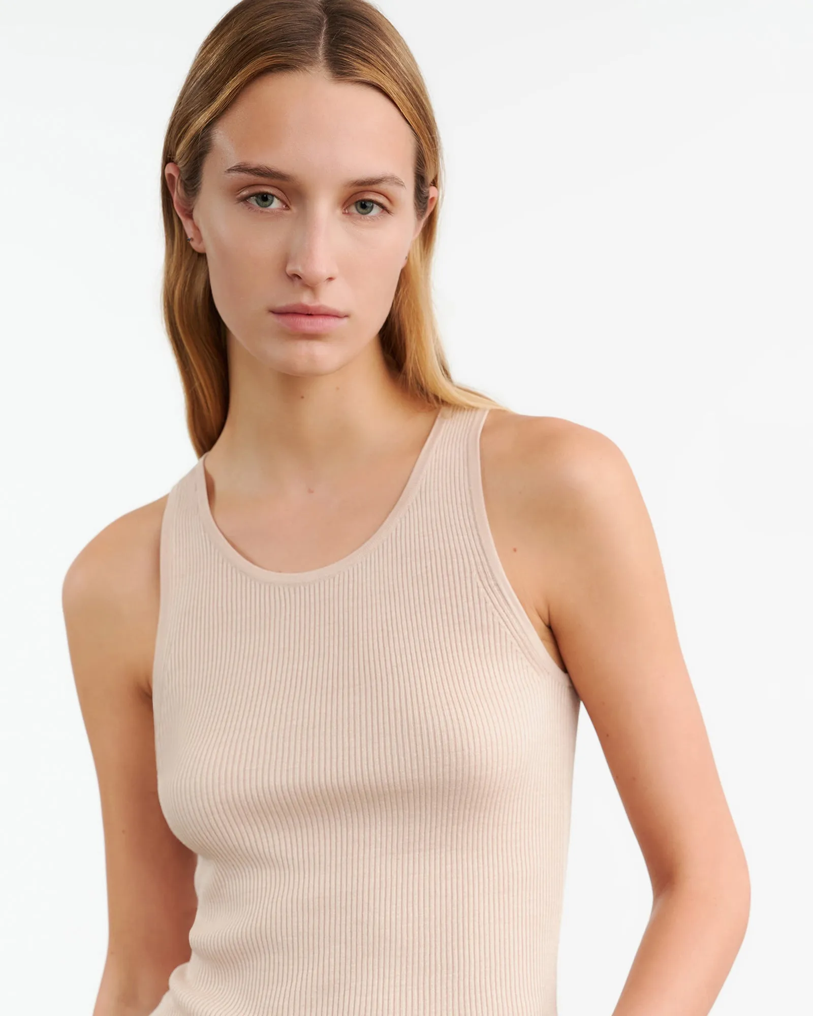 LOTTIE SILK KNIT TANK