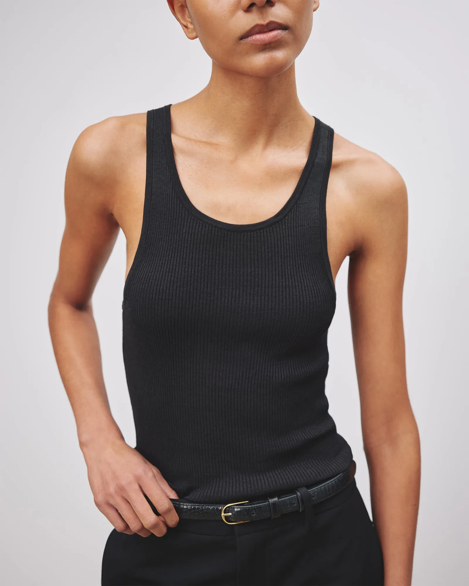 LOTTIE SILK KNIT TANK