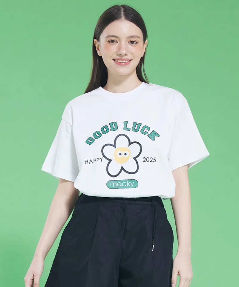 MACKY Golf: Good-Luck T-Shirt - White