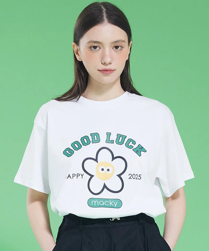 MACKY Golf: Good-Luck T-Shirt - White