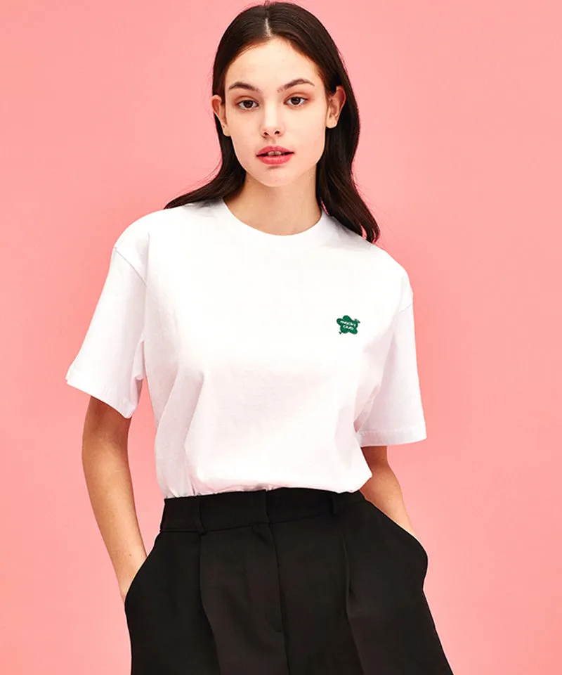 MACKY Golf: Life Patch T-Shirt - White-Green