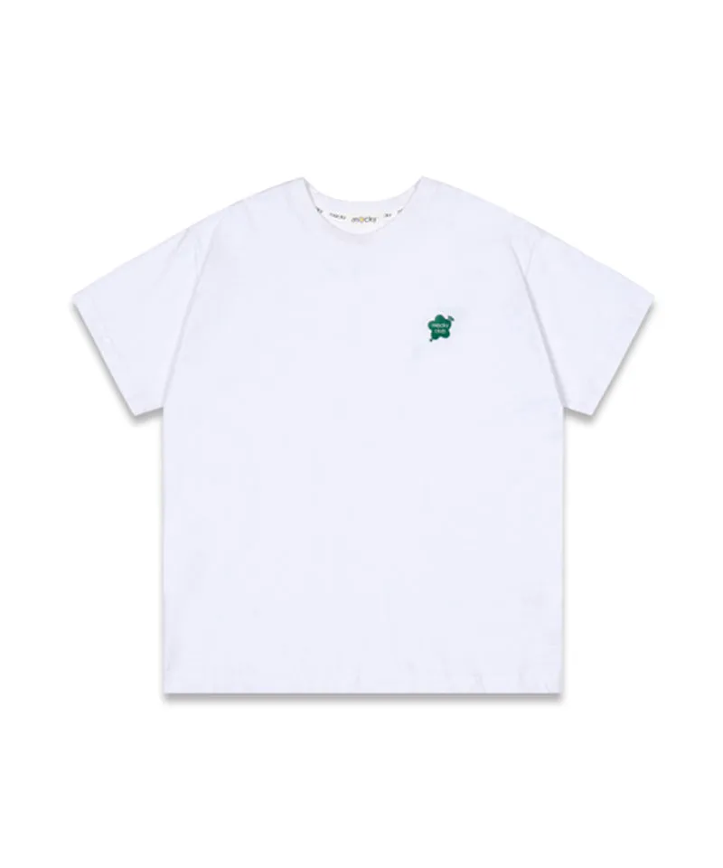 MACKY Golf: Life Patch T-Shirt - White-Green