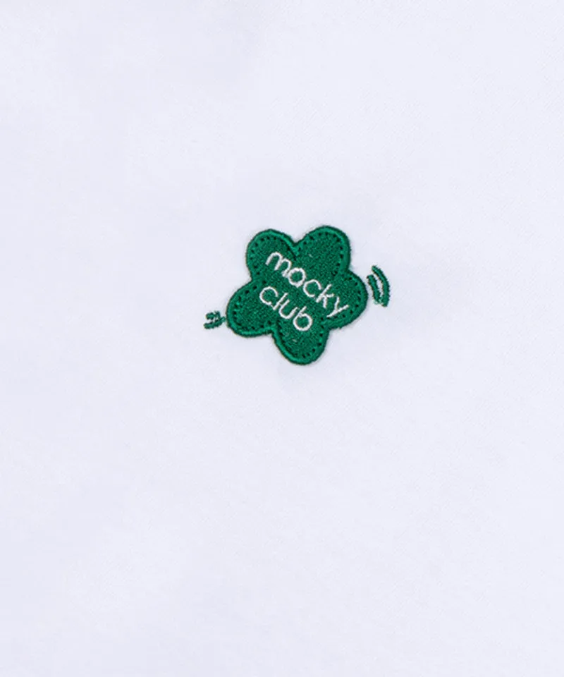 MACKY Golf: Life Patch T-Shirt - White-Green