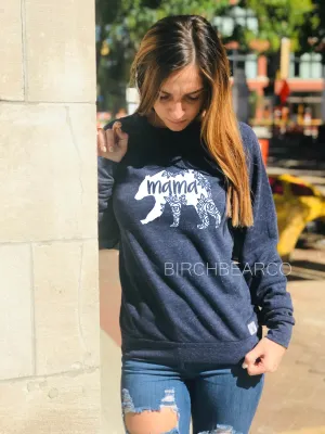 Mama Bear Floral Sweatshirt