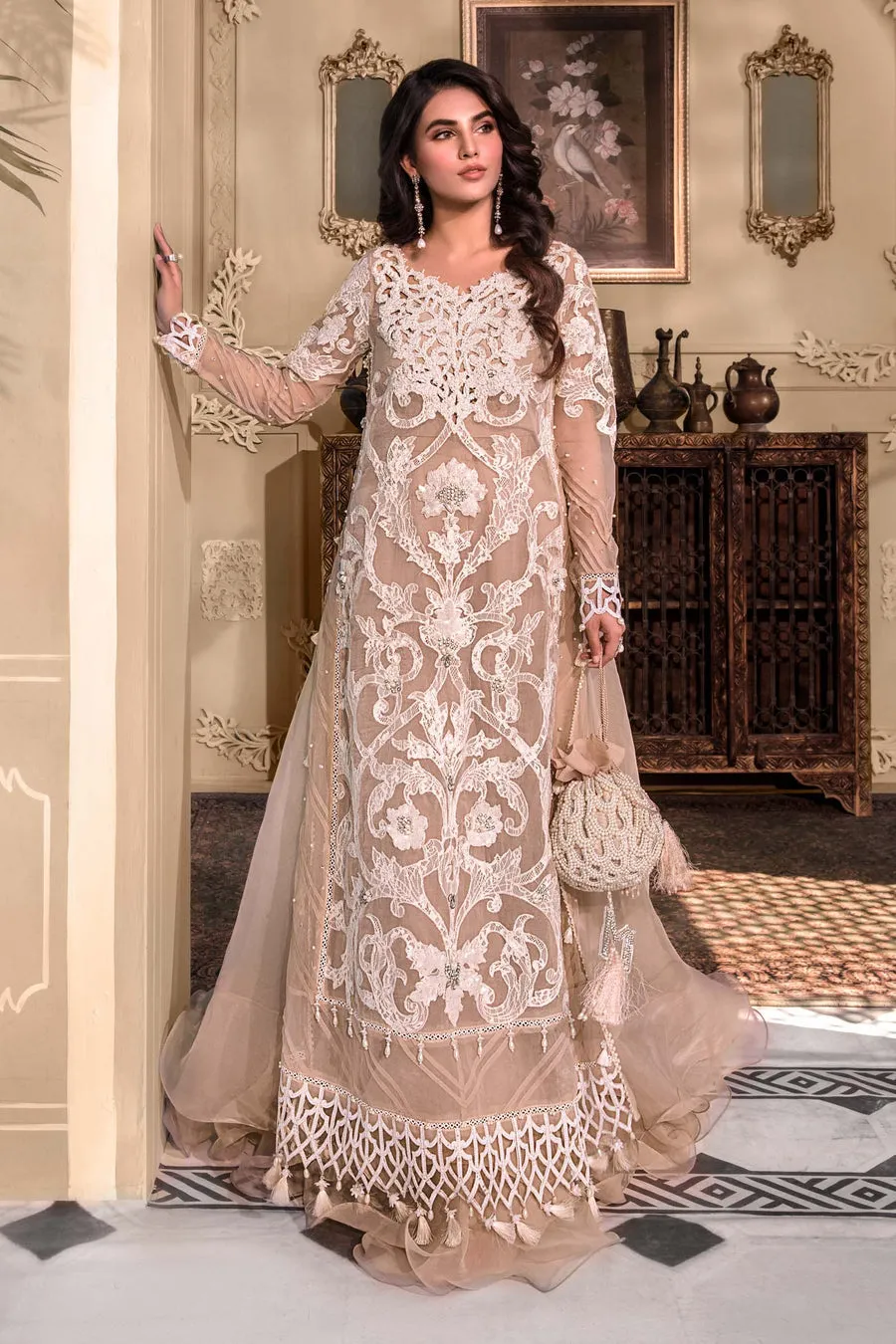 Maria B Wedding 2023 Heritage Collection | pink BD-2608