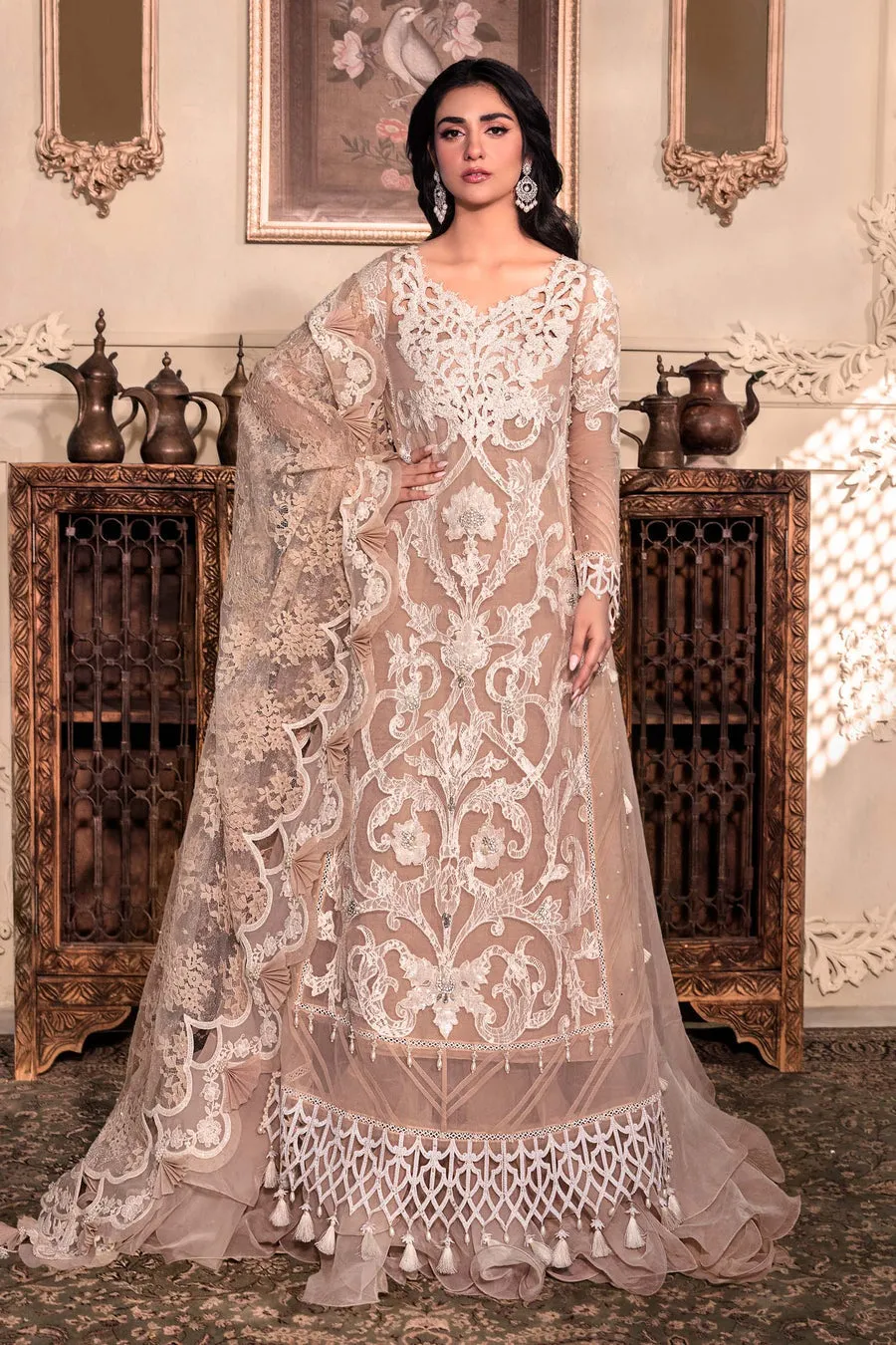Maria B Wedding 2023 Heritage Collection | pink BD-2608