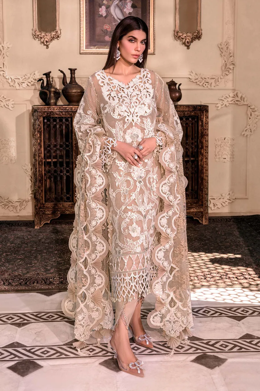Maria B Wedding 2023 Heritage Collection | pink BD-2608