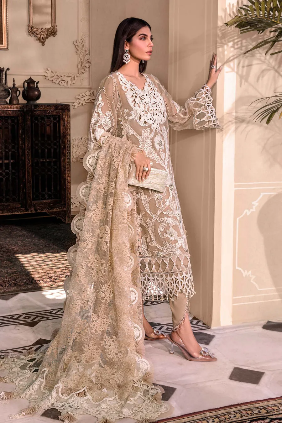 Maria B Wedding 2023 Heritage Collection | pink BD-2608