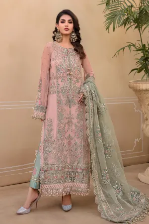 Maria B Wedding 2023 Heritage Collection | Sea Green BD-2607