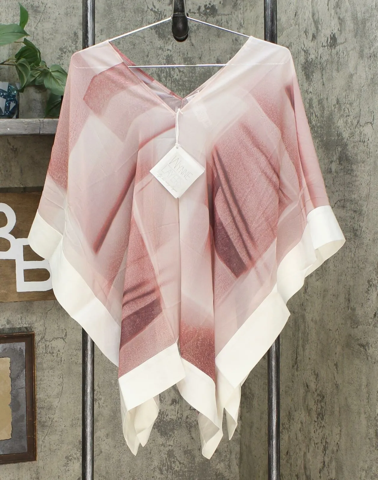MarlaWynne WynneLayers Women's Chiffon Convertible Poncho