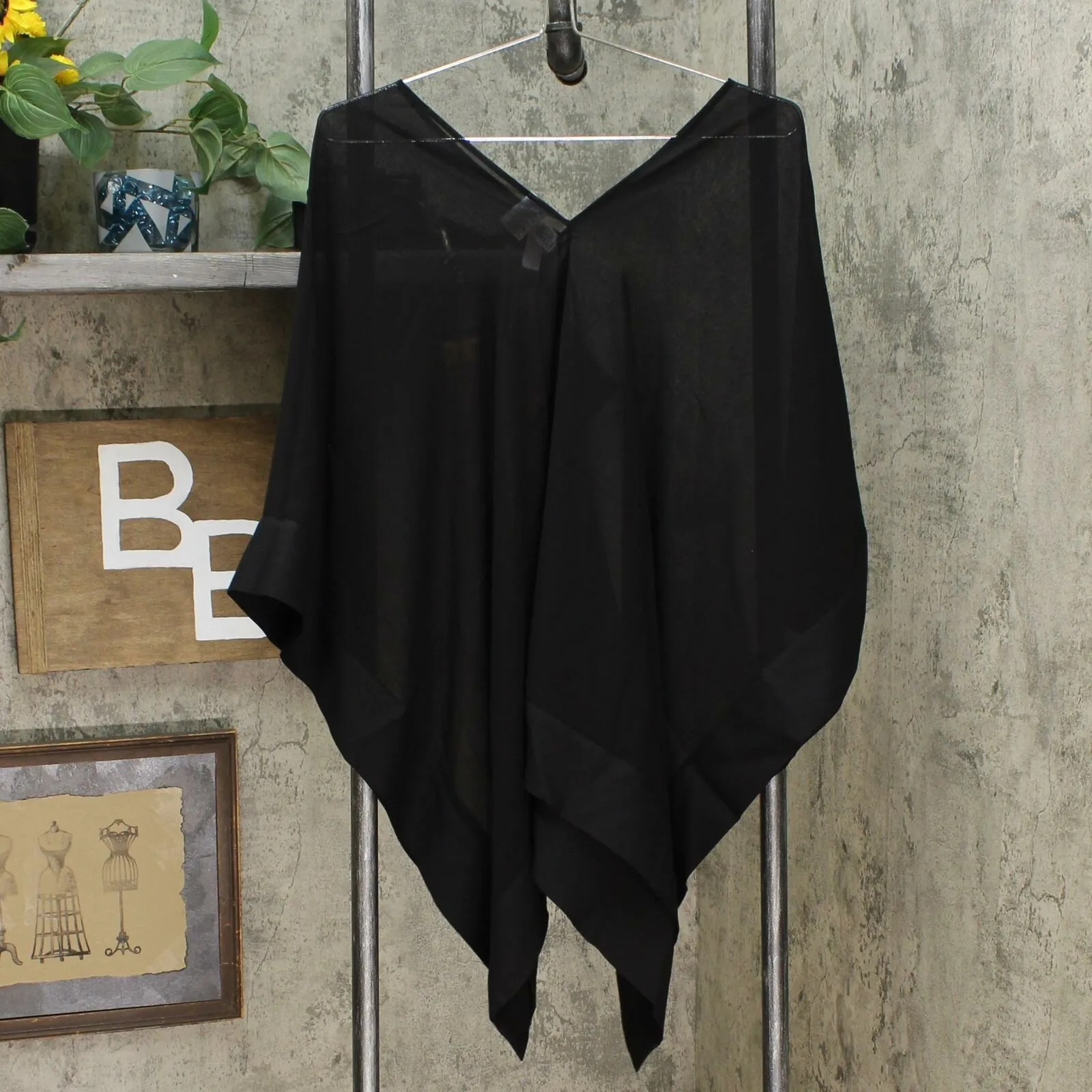 MarlaWynne WynneLayers Women's Chiffon Convertible Poncho