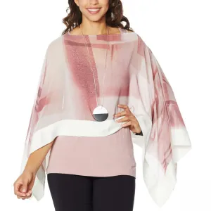 MarlaWynne WynneLayers Women's Chiffon Convertible Poncho