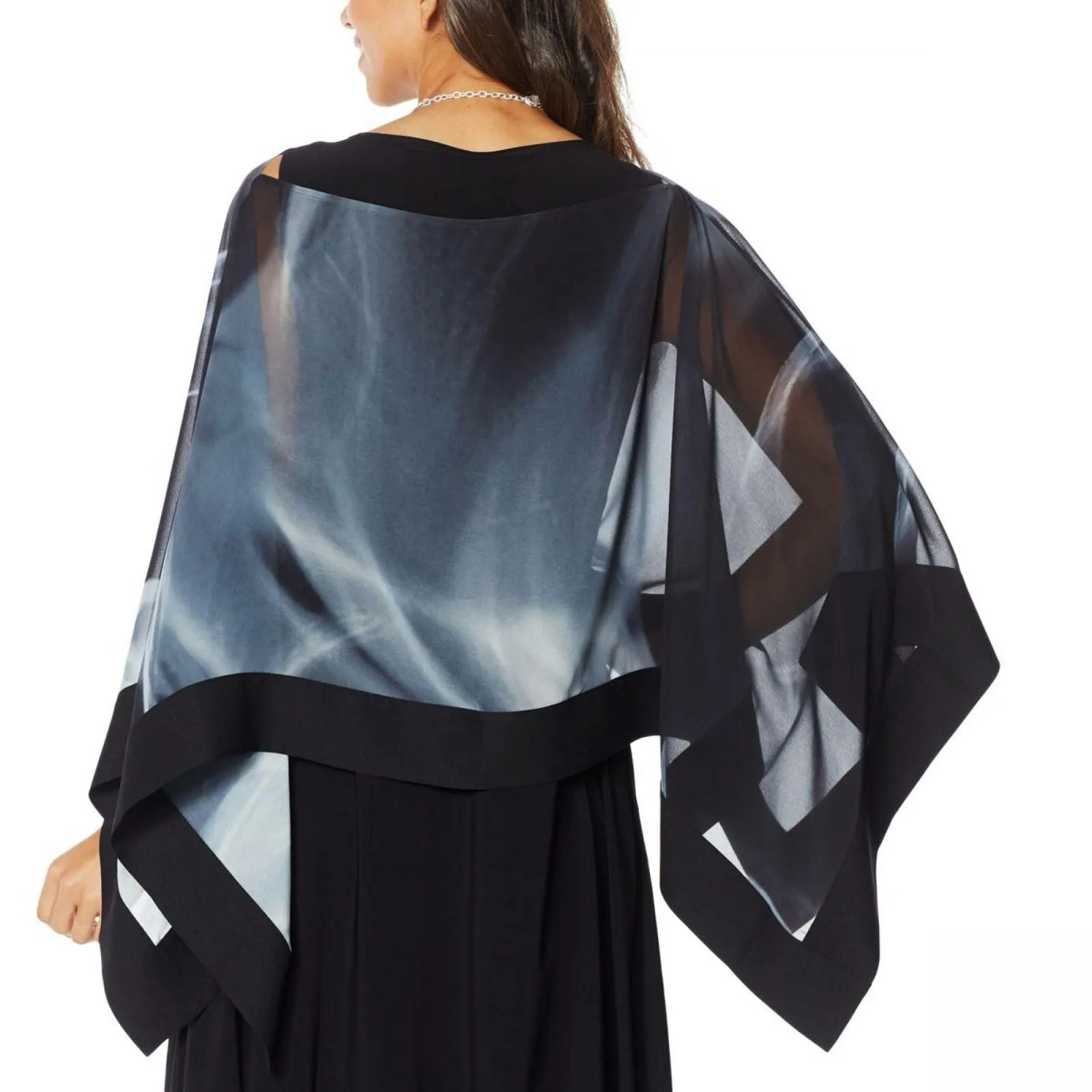 MarlaWynne WynneLayers Women's Chiffon Convertible Poncho