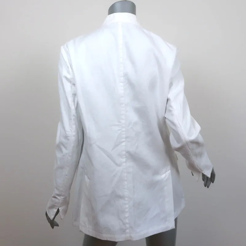 Massimo Alba Hong Kong Jacket White Cotton-Linen Size Large