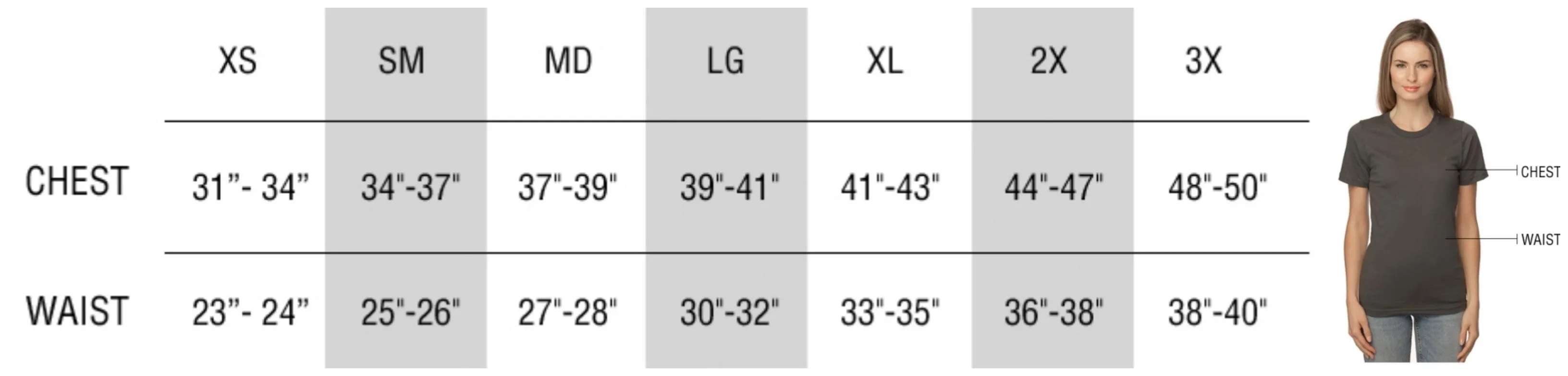 Men's and Ladies' 50/50 Blended T Shirts