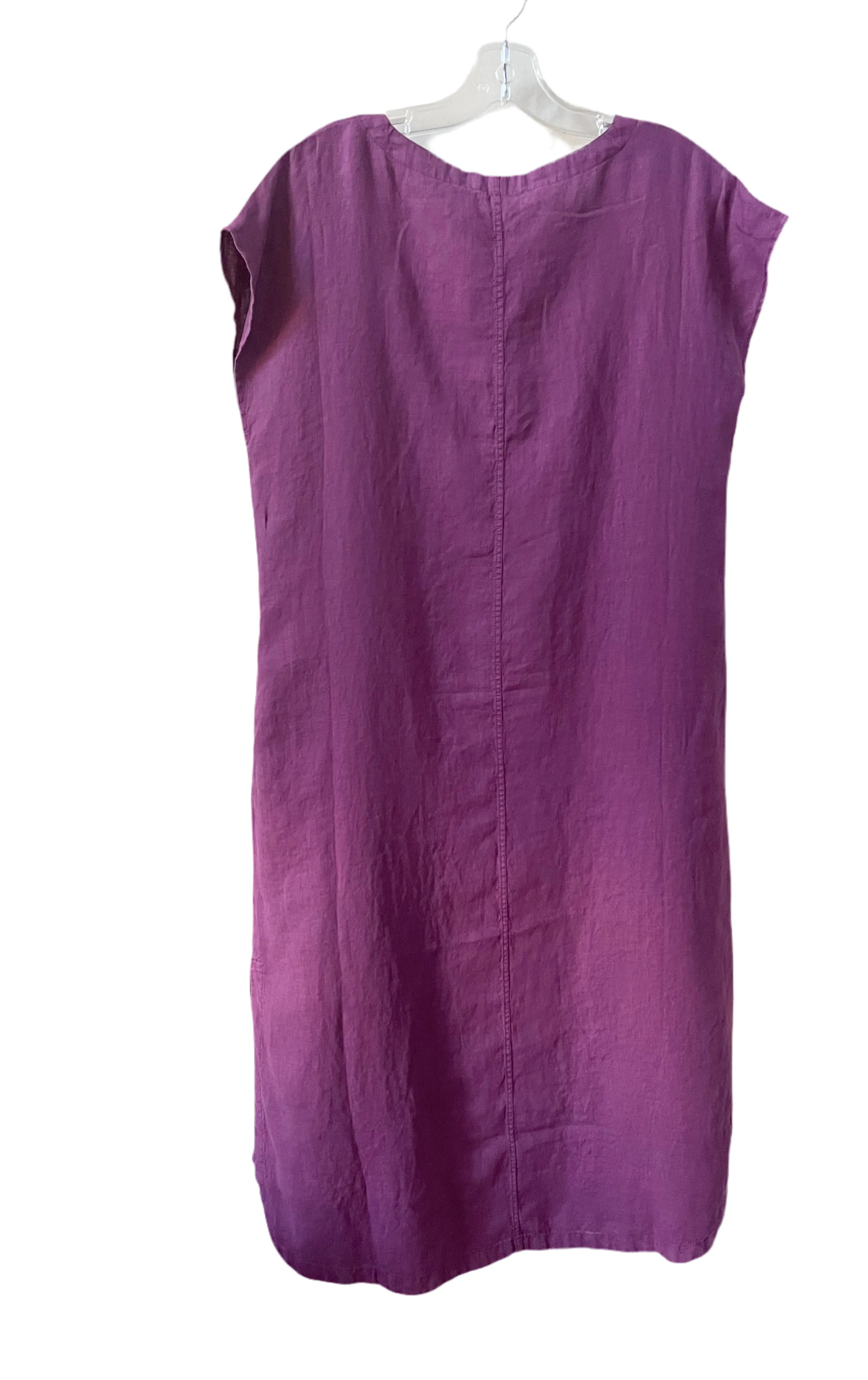 Mes Soeurs et Moi Alligator Aubergine Linen Dress