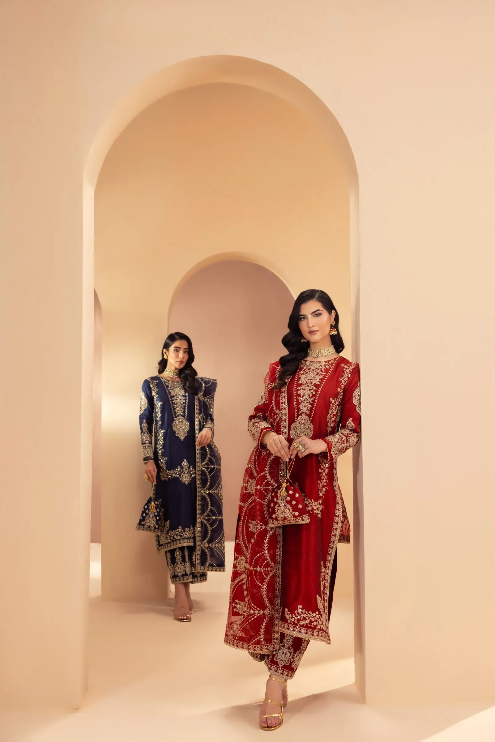 MGS-27 3PCS RAW SILK STITCHED/UNSTITCHED