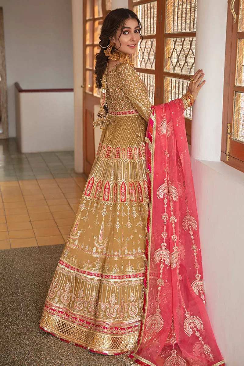 MISHII | MNR Zarlish Festive Unstitched Collection 2021 | Unstitched Embroidered Organza Suit
