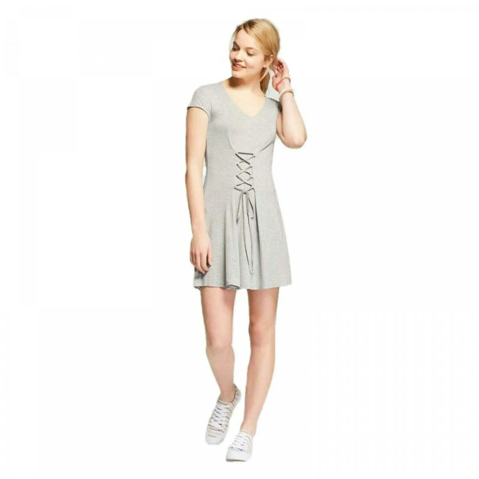 Mossimo Women's Flowy Corset T-Shirt Dress