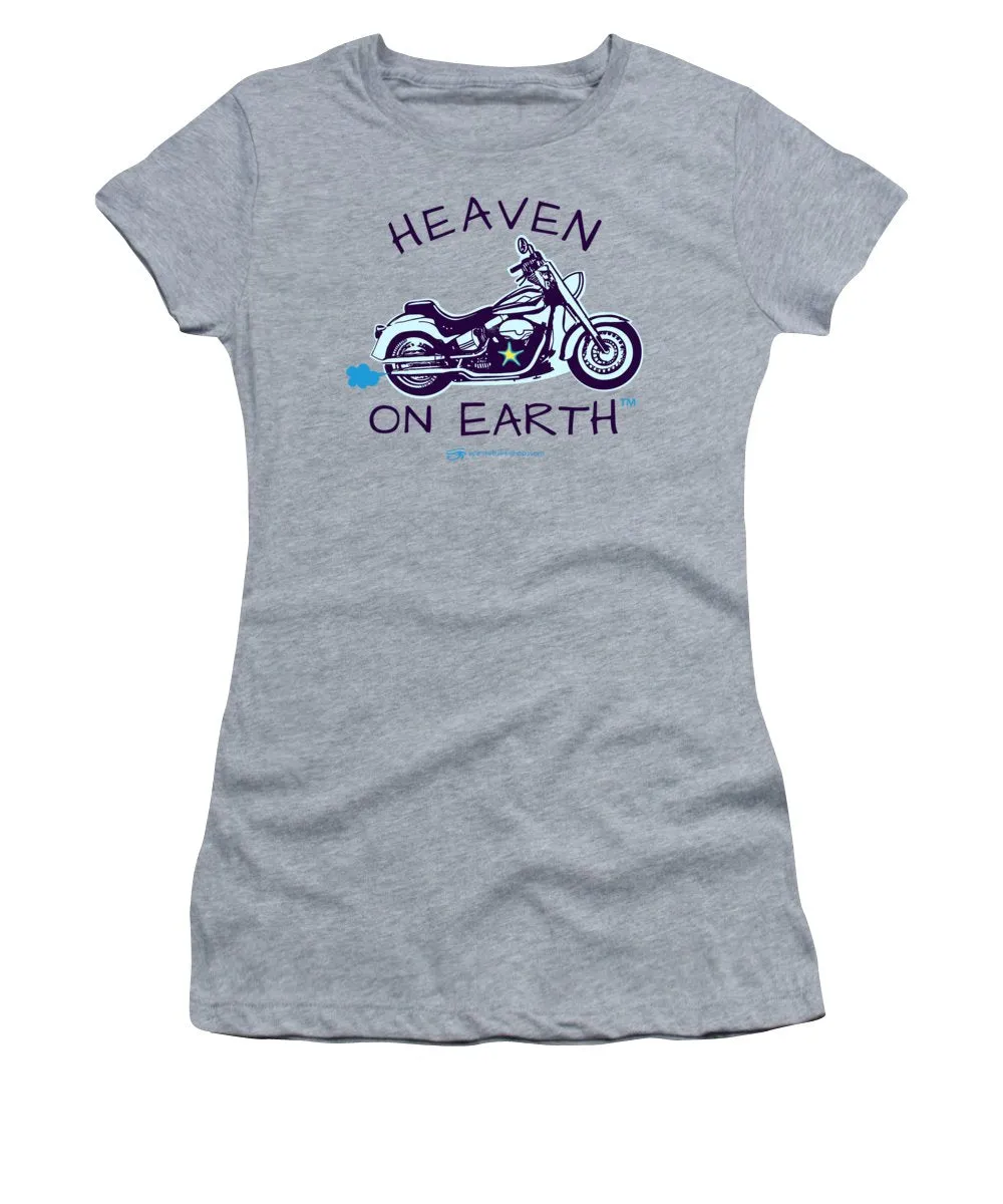 Motorcycle Heaven On Earth - Women's T-Shirt