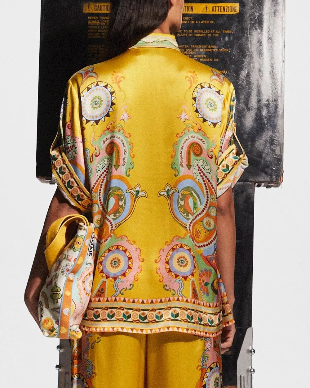 Multicolor Pinball Silk Shirt