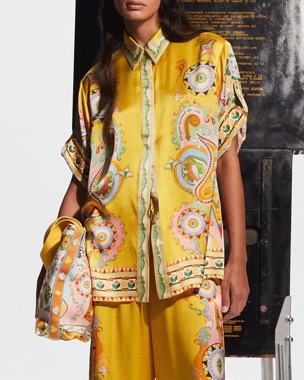 Multicolor Pinball Silk Shirt