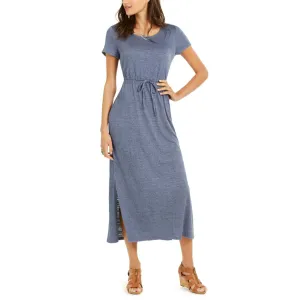 NWT Style & Co Womens Textured Tie Waist Maxi Dress. 100086621MS XX-Large
