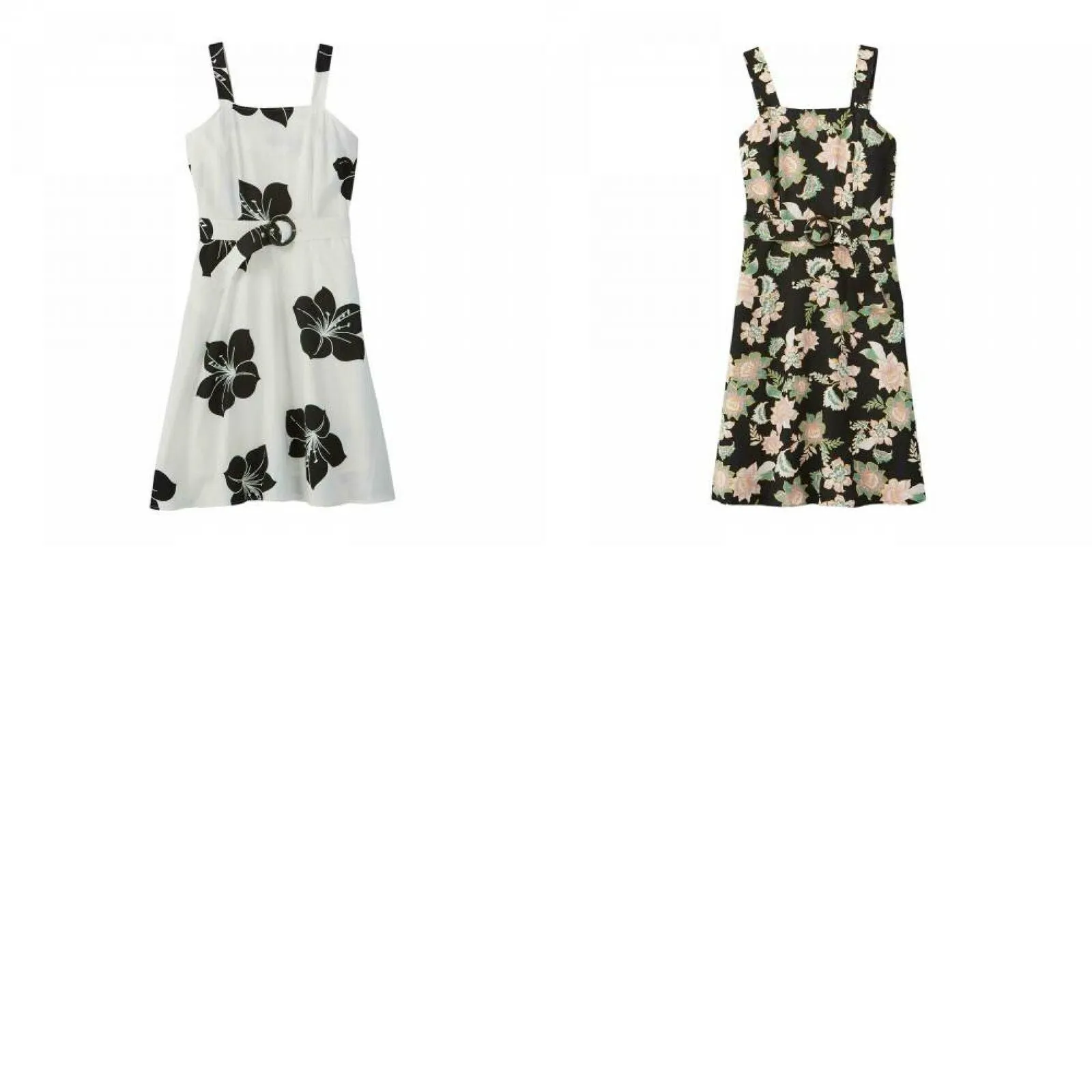 NWT Who What Wear Women's Floral Print Sleeveless Dress. WD-847 Medium
