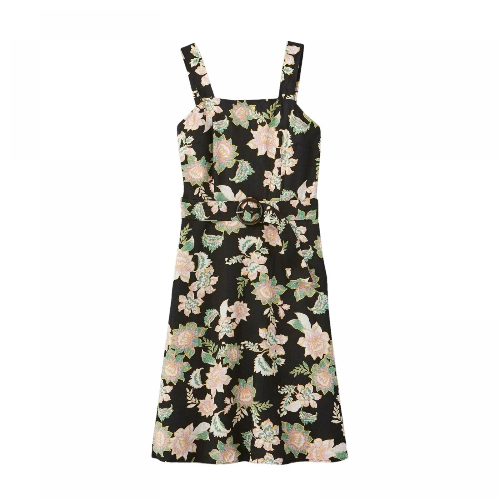 NWT Who What Wear Women's Floral Print Sleeveless Dress. WD-847 Medium