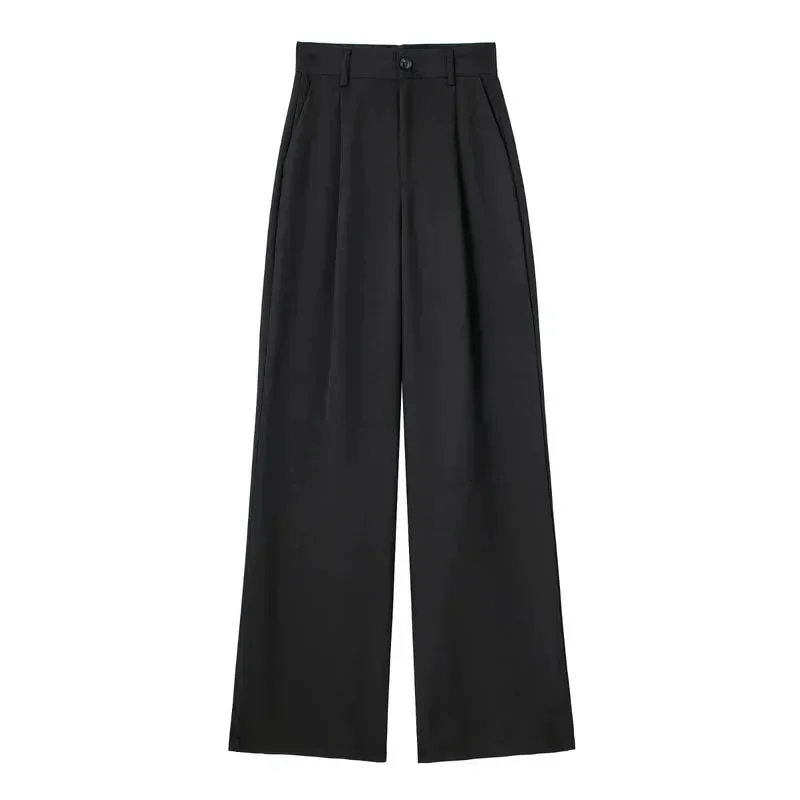 Obsidian Phoenix Women's Luxury High-Waist Striped Pants
