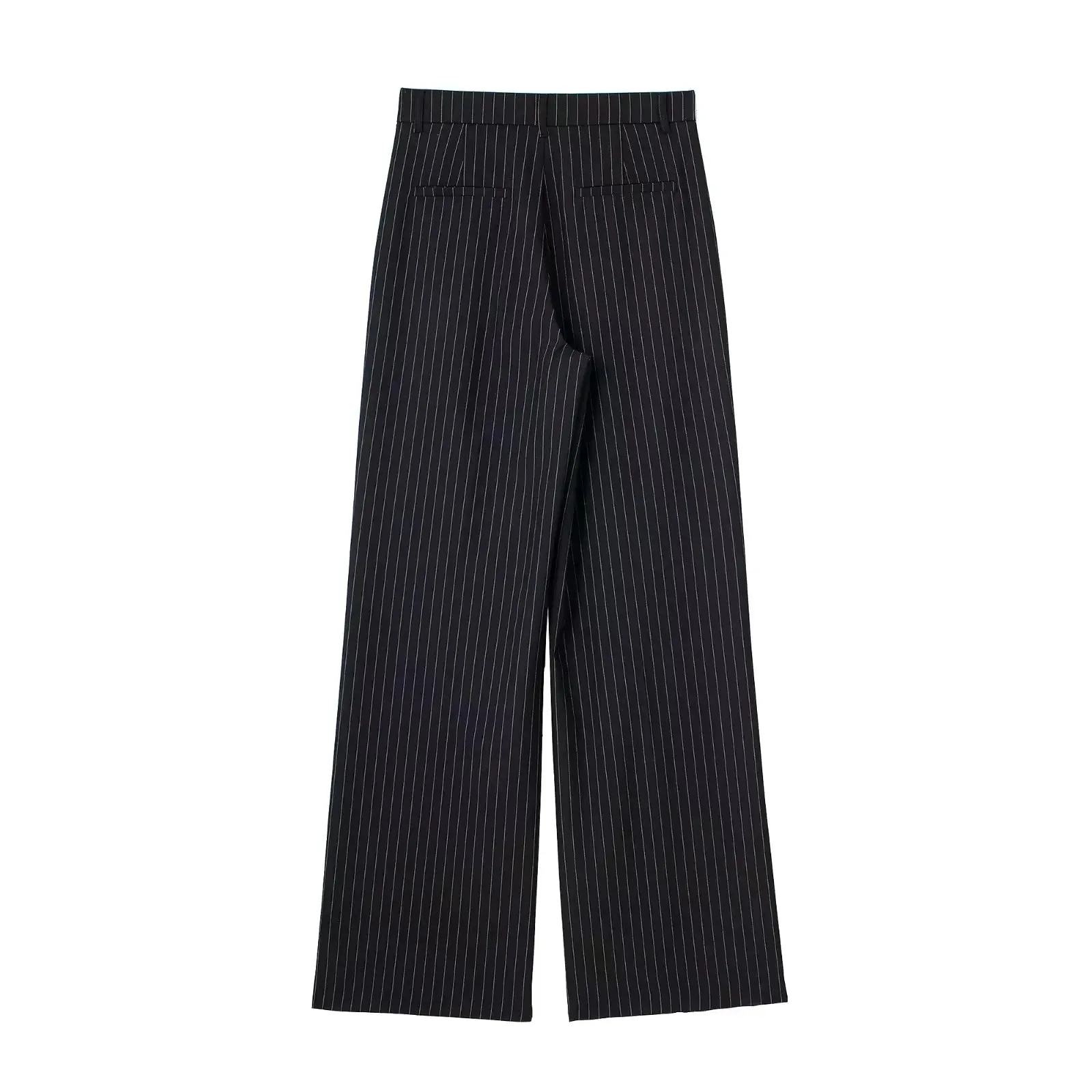 Obsidian Phoenix Women's Luxury High-Waist Striped Pants