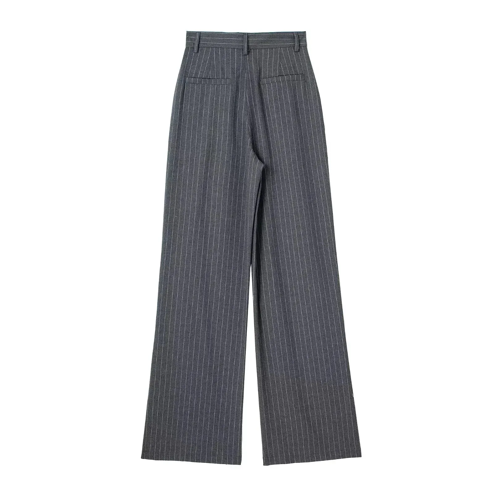 Obsidian Phoenix Women's Luxury High-Waist Striped Pants