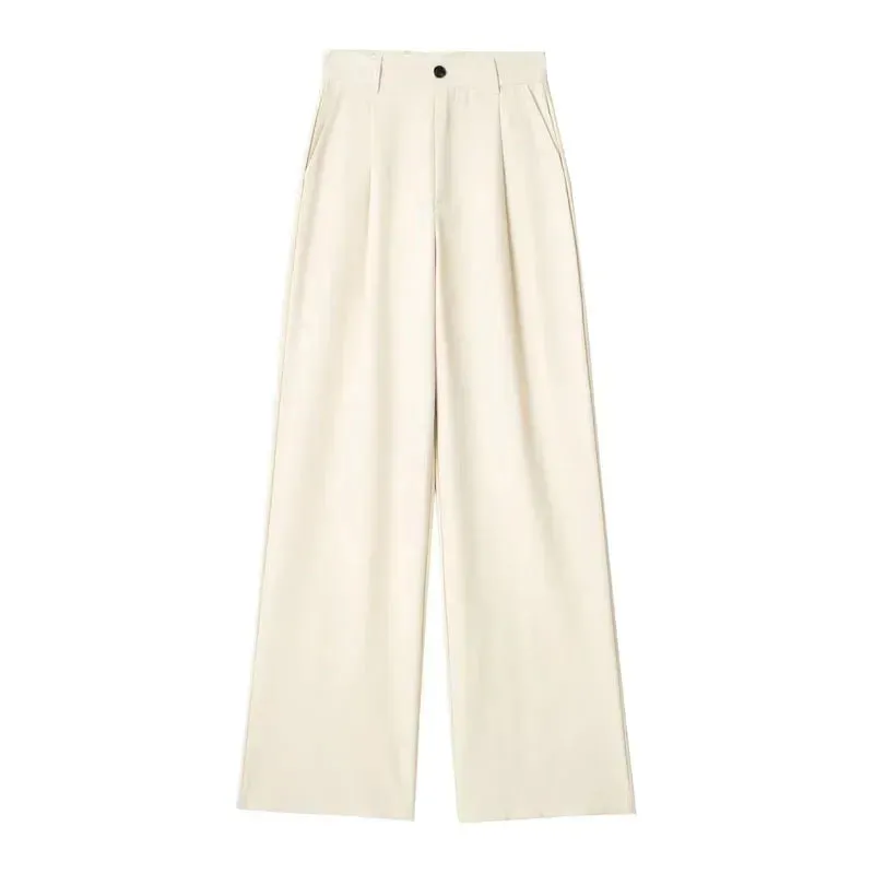 Obsidian Phoenix Women's Luxury High-Waist Striped Pants