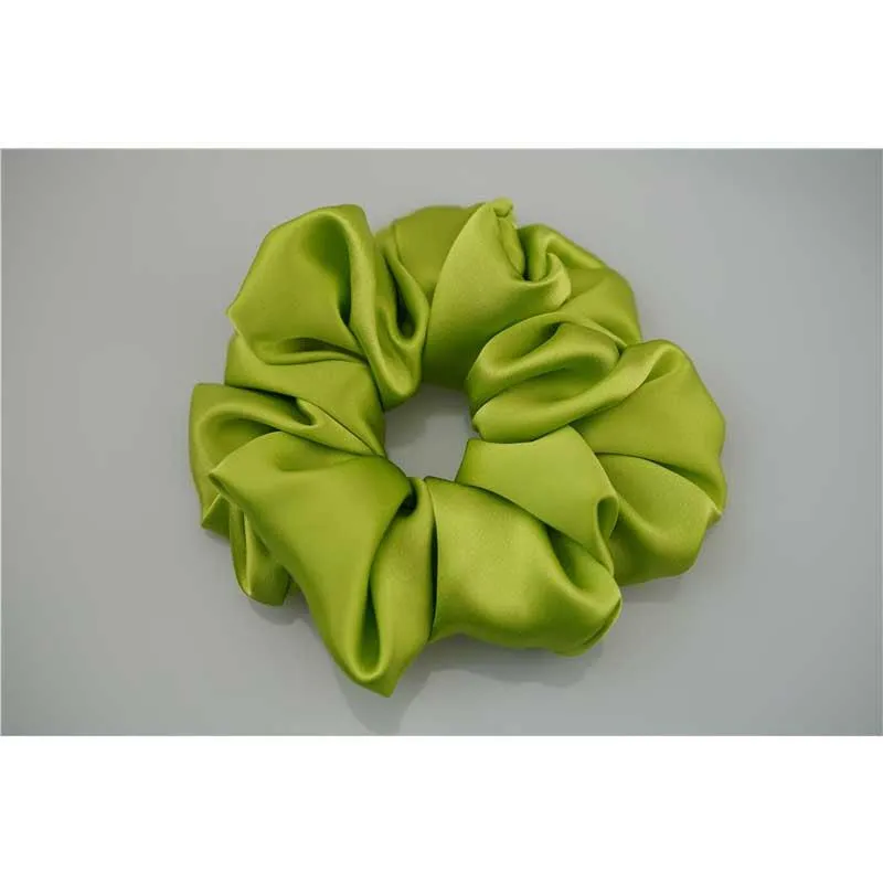Oversized Fluffy Silk Scrunchies - custom and wholesale