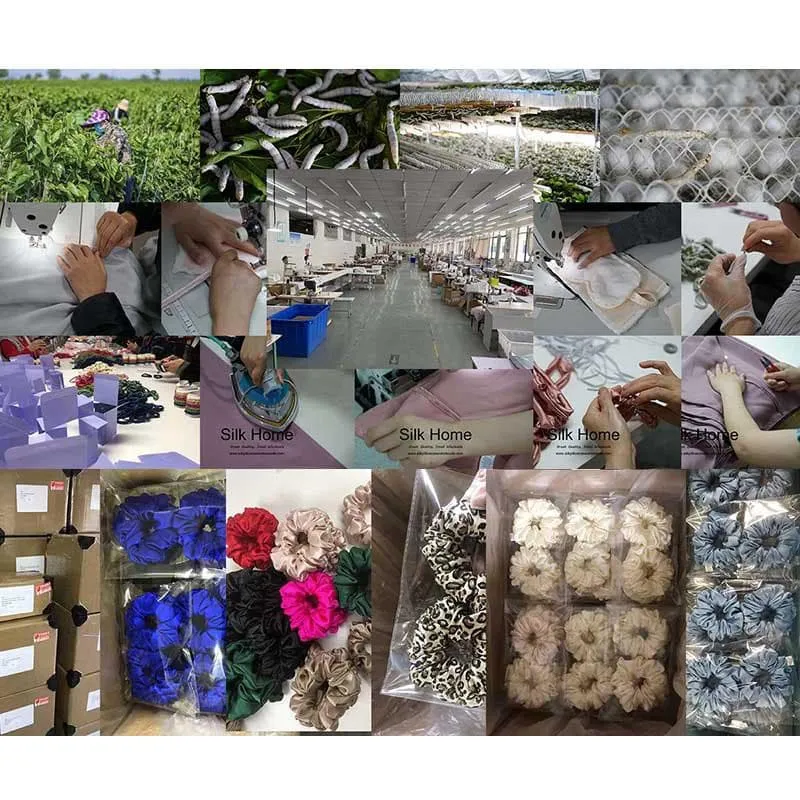 Oversized Fluffy Silk Scrunchies - custom and wholesale