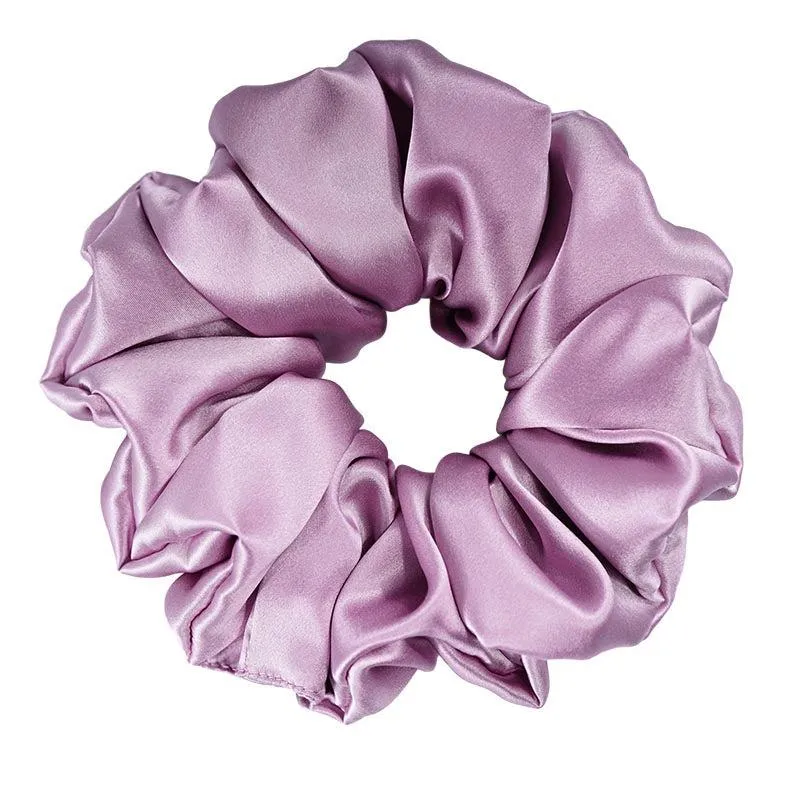 Oversized Fluffy Silk Scrunchies - custom and wholesale