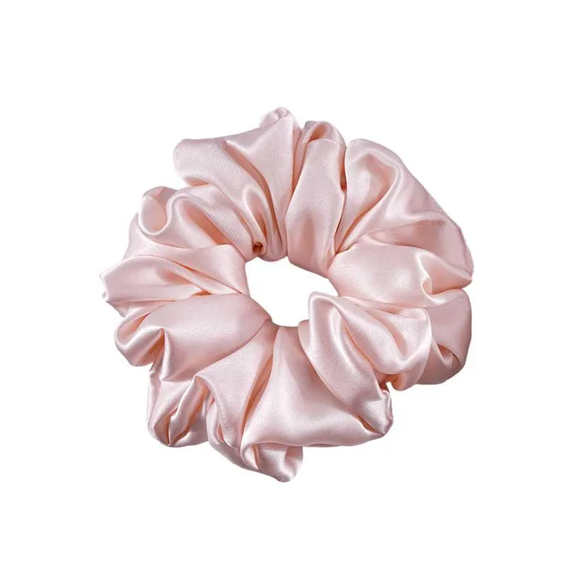 Oversized Fluffy Silk Scrunchies - custom and wholesale